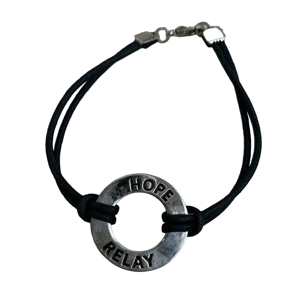 Relay for Life Hope cord bracelet